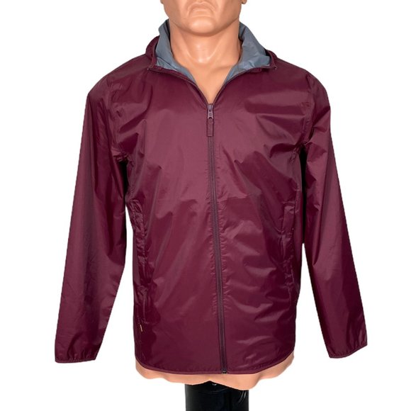 Timberland Other - Timberland Men's Wind Waterproof Zip Jacket Raincoat Red Long Sleeve